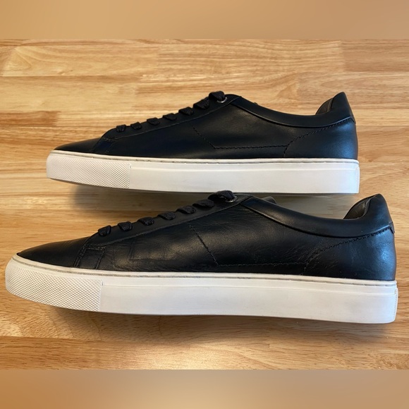 Hugo Boss Black Leather Sneakers EUR 41 US 8 - Picture 6 of 9